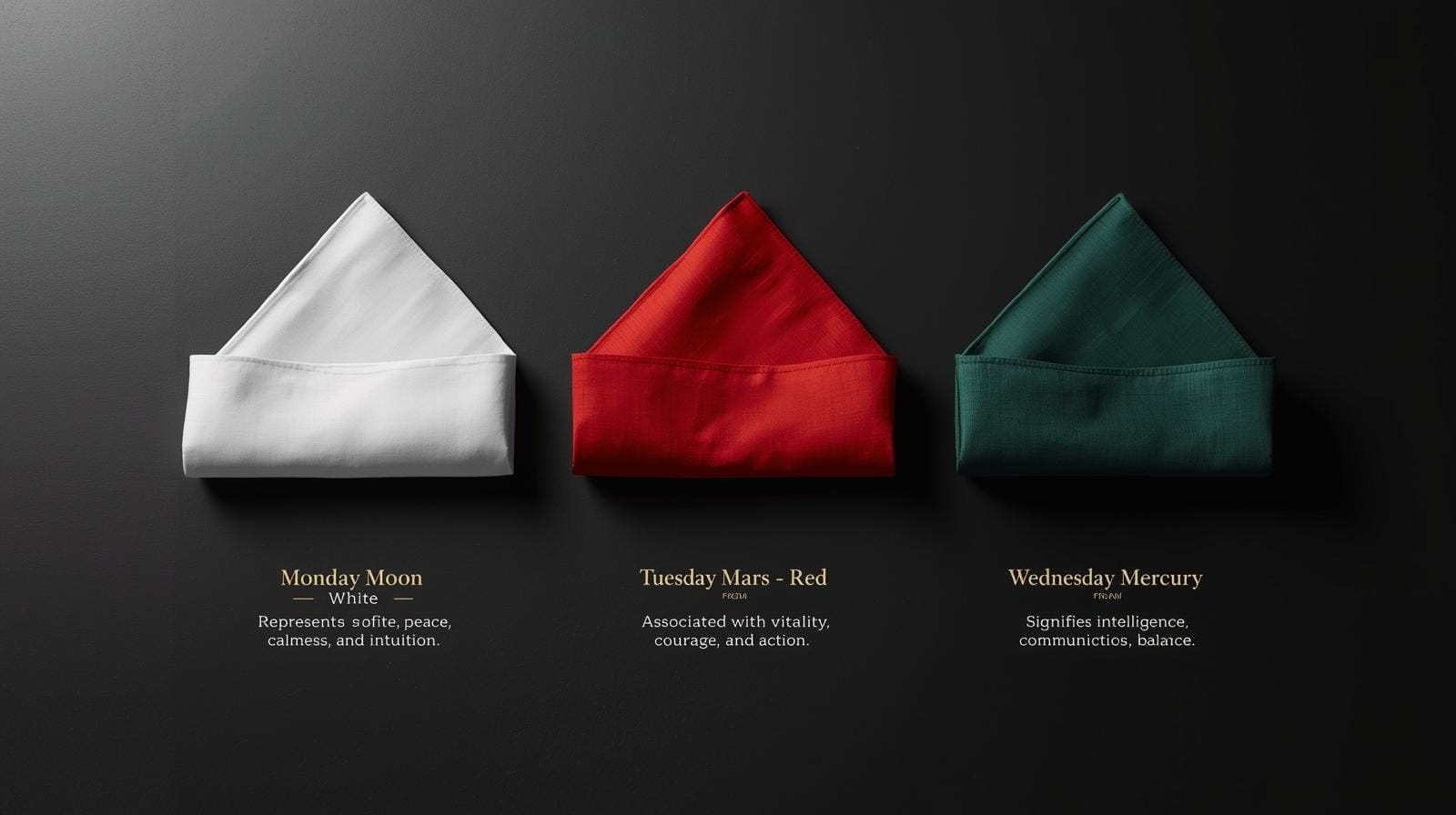 ANAVILAM Individual Day Handkerchiefs