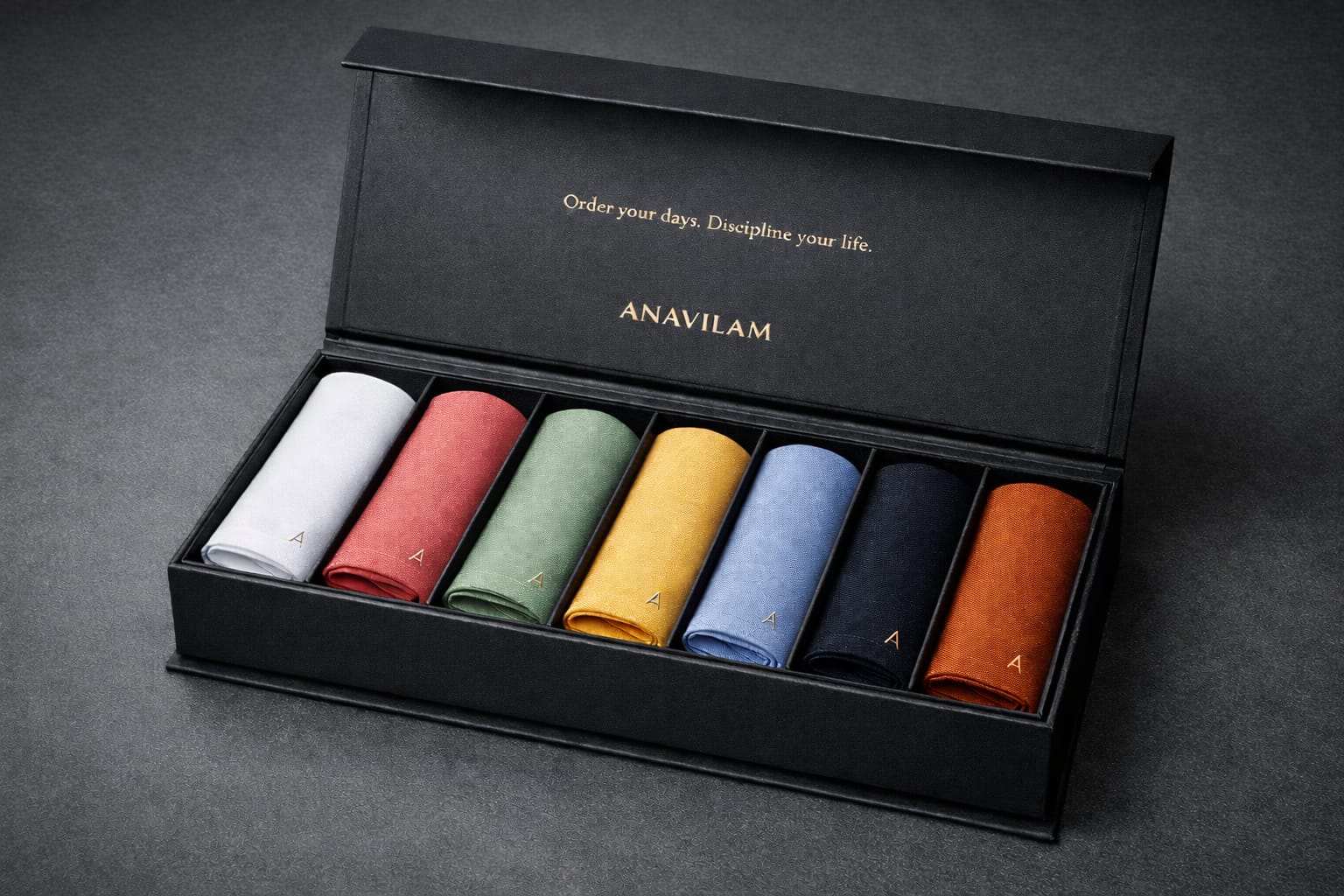 ANAVILAM Premium 7-Day Handkerchief Collection